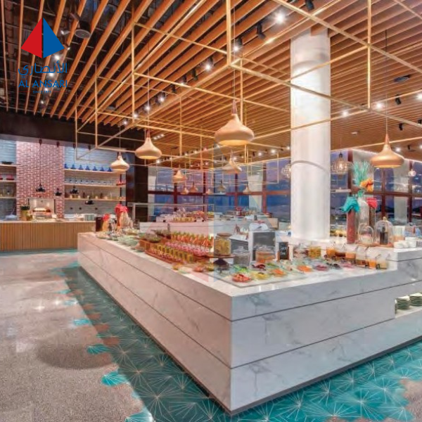 commercial kitchen and laundry